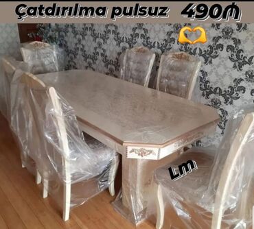stol stul qiymetleri: *Möhtəşəm masa dəsti*👑 *Yüksək keyfiyyətlə* Qiymət : Masa 2x1 +6