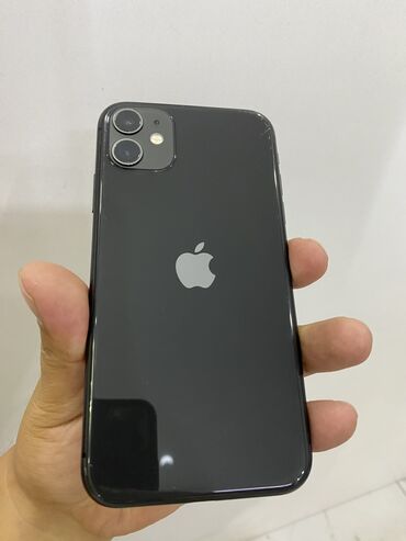 Apple iPhone: IPhone 11, 64 ГБ, Черный, Чехол, 90 %
