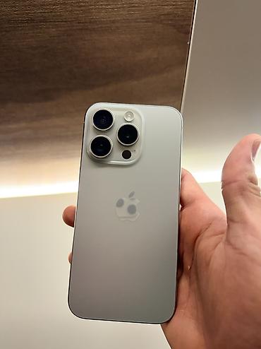 макбук про 2020: IPhone 15 Pro, Б/у, 256 ГБ, Natural Titanium, Чехол, Коробка, 83 % — 3