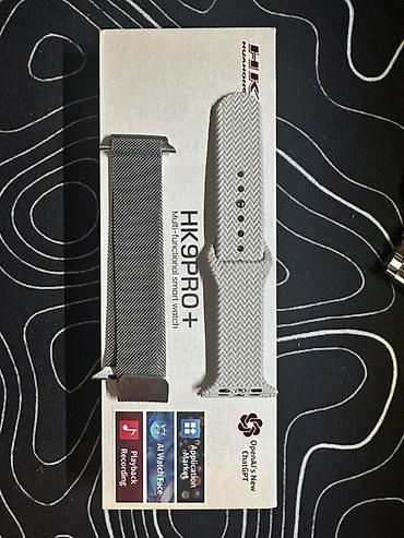 irsad smart saatlar: HK9 PRO+ çoxfunksiyalı smart saat - Korpus: kvadrat formalı, metal — 4