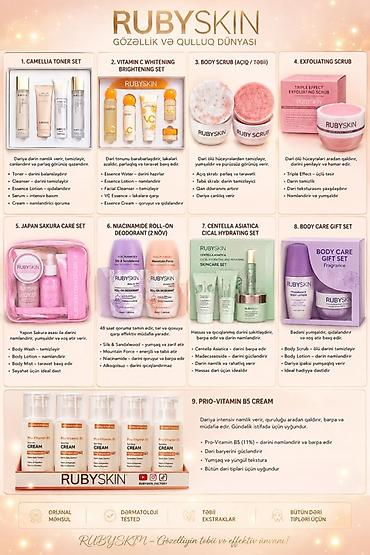 RUBYSKIN – Gözəllik və qulluq dünyası 1) Camellia Toner Set - Toner –