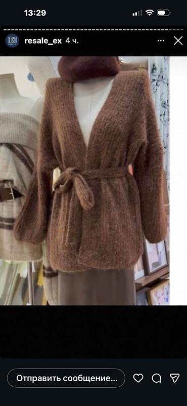 tech flecce: Кардиган, Пряжа, Короткая модель, Осень-весна, Вязаная модель — 1