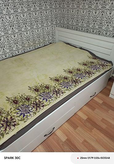 Двуспальные кровати: Кровать двух спальная светлая новая диван новый, холодильник — 1