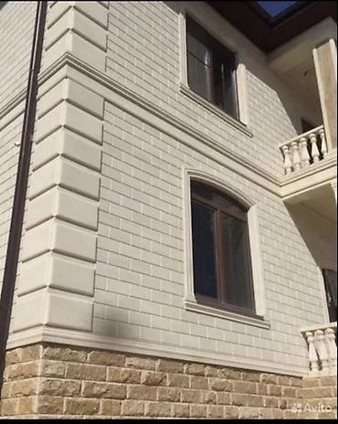 panel beton: Dekorativ fasad və hasar üçün süni daş panelləri - Material: beton — 2