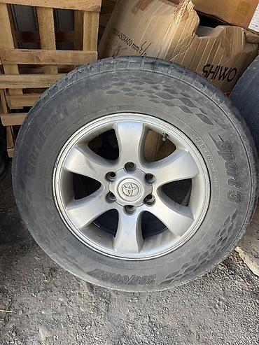 Литые диски Toyota Prado с шинами R17 (комплект 4 шт.) -
