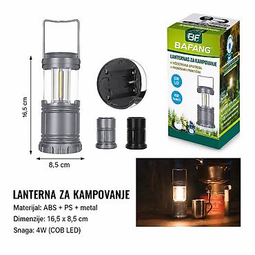 KMT fenjer COB 2904290 Prenosiva LED lanterna za kampovanje