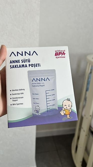 saatların qiyməti: ANNA – Ana südü saxlama poşeti - Steril şəkildə qablaşdırılmış - — 1