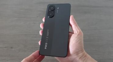 сколько стоит техно пова 5: Poco X7 Pro, Колдонулган, 256 ГБ, түсү - Кара, 2 SIM, eSIM