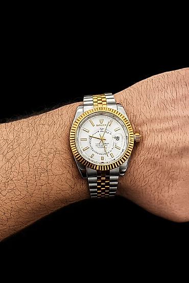 qol saatı mexanika: ROLEX 
Kişi üçün 
Əla keyfiyyət 
Batareya — 2