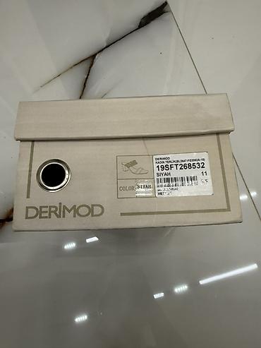 Домашние тапочки: DERIMOD qadın tərliyi (model kodu: 19SFT268532) - Rəng: Siyah - Ölçü — 1