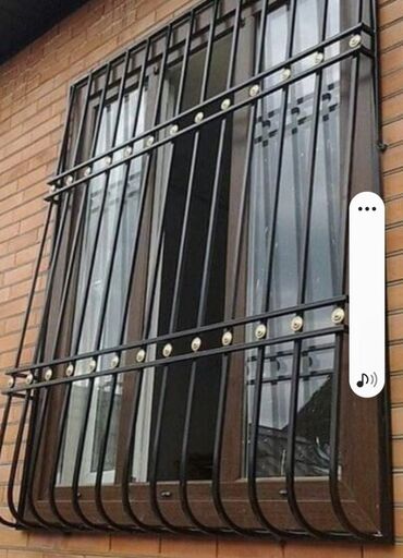 Barmaqlıqlar: Pəncərə üçün nəzərdə tutulmuş bu metal barmaqlıqlar həm — 3