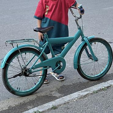 10 yaş için motorlar: Uşaq/yeniyetmə üçün şəhər velosipedi - Rəng: mavi-turkuaz - Çərçivə — 1