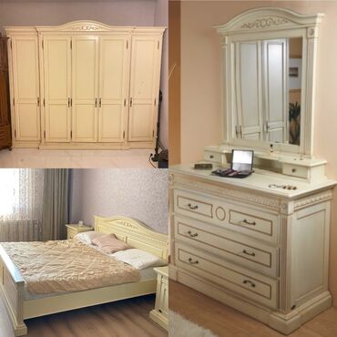 Güzgülər: İkinəfərlik çarpayı, Dolab, Termo, 2 tumba, İşlənmiş