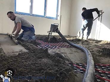 работа стяжка: Полусухая стяжка пола механизированным способом - Выполняем — 3
