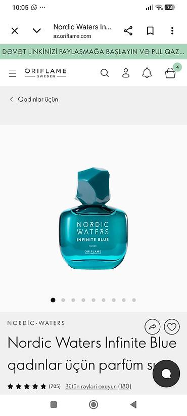 sultan: Məhsul: Oriflame Nordic Waters Infinite Blue – qadınlar üçün parfüm — 1