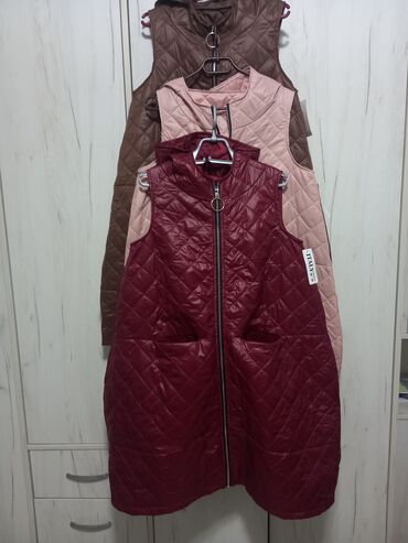 Prsluci: Ženske prošivene prsluke – dugi model - Materijal: lagani — 3