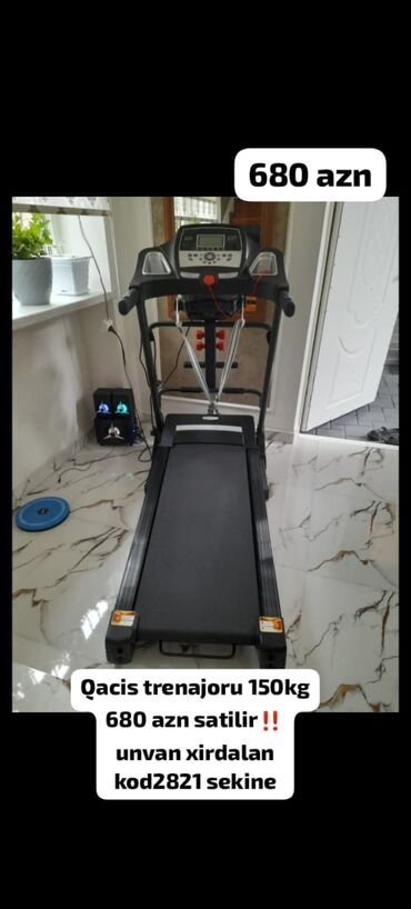 İdman qidaları: Qacis trenajoru 150kg 680 azn satilir‼️unvan xirdalan kod2821 sekine