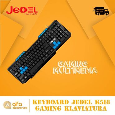 klaviatura qiymetleri: Jedel KB518 Məhsul: Klaviatura Multimedia Brand : Jedel Model: K518