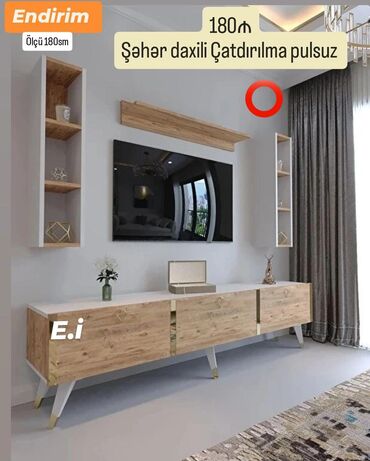*TV stend 180Azn 💥* ✔️Rəng seçimi var ✔️ *Şəhər daxili Çatdırılma və