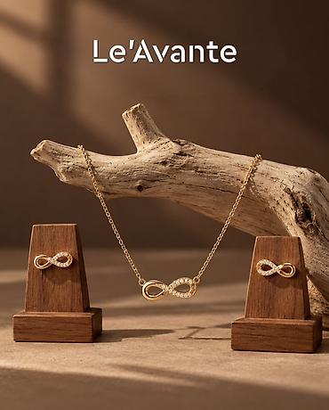 Бижутерия: Le’Avante Bijuteriya Dəsti – Boyunbağı və sırğa - Dizayn: Sonsuzluq — 1