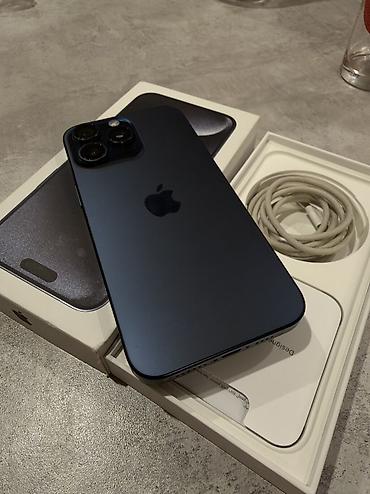 google fold: IPhone 15 Pro Max, Б/у, 512 ГБ, Blue Titanium, Зарядное устройство, Коробка, 82 % — 1