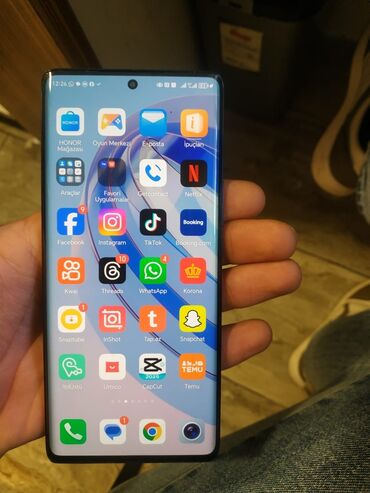 Honor: Honor X9a, 256 GB, rəng - Qara, Barmaq izi