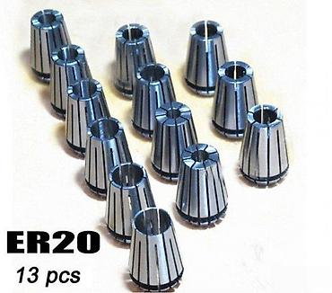 alati masine: STEZNE CAURE ER20 OD 1-13MM 13 KOMADA CNC | Stezne caure ER20 13 — 2