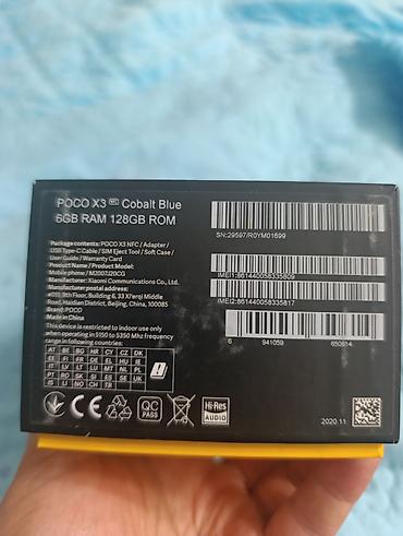 гугул пиксел: POCO X3 NFC, цвет Cobalt Blue. Конфигурация: 6 ГБ оперативной памяти — 2