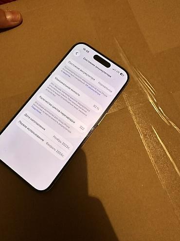 Apple iPhone: Смартфон Apple iPhone (линейка15 Pro, цвет светло‑серый/титановый) — 10
