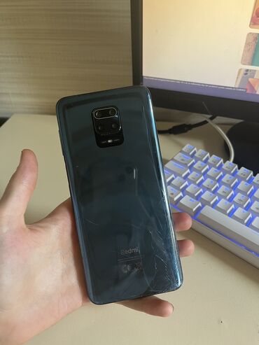 Xiaomi: Xiaomi Redmi Note 9S, 64 GB, rəng - Göy, 
 Barmaq izi, İki sim kartlı, Face ID