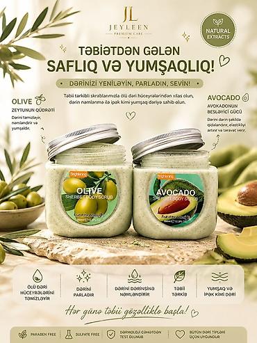 gun eynəyi: Jeyleen Premium Care – Sherbet Body Scrub seriyası Təbii — 2