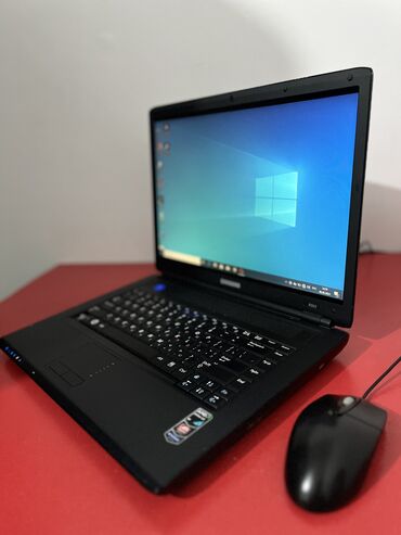 дешевые ноутбуки до 5000: Ноутбук, Samsung, 4 ГБ ОЗУ, 15.4 ", Б/у, Для несложных задач, память HDD