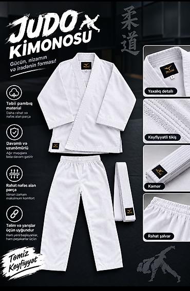 форма: Judo kimonosu – gücün, nizamın və iradənin forması! - Təbii pambıq — 1