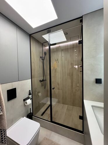 Душевые перегородки и ограждения: Современная душевая перегородка под заказ 🛁 💎 Закалённое безопасное — 11