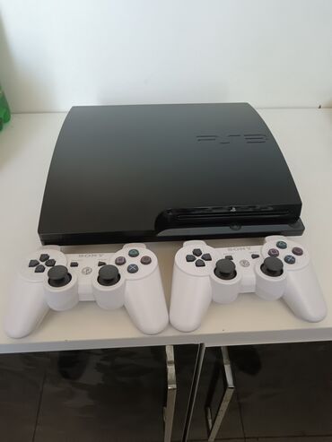 PS3 (Sony PlayStation 3): 750 GB ps3 silim ✅ əla vəziyətdə sevis ximetdi olunub ✅ 2 Ədəd Pultnan