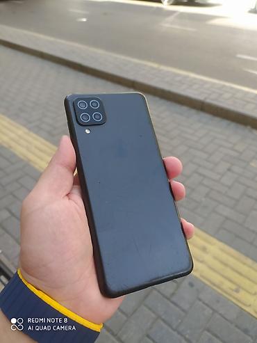 Samsung Galaxy A12, 64 GB, rəng - Qara, Zəmanət, Sensor, Barmaq izi