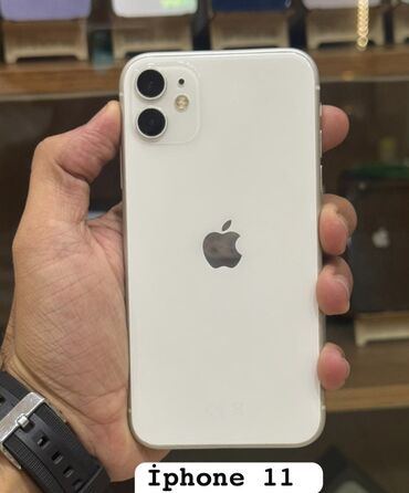 blender qiyməti: IPhone 11, 128 ГБ, Белый, Отпечаток пальца, Face ID