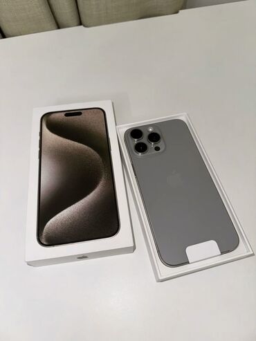 iphone 11 pro max цена бишкек бу: IPhone 15 Pro Max, Колдонулган, 512 ГБ, Natural Titanium, Заряддоочу түзүлүш, Коргоочу айнек, Каптама, 90 %