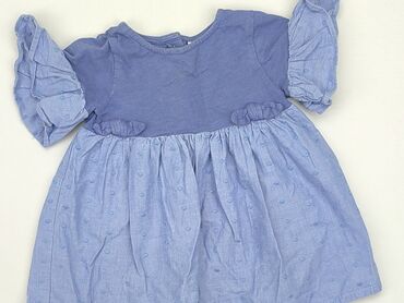 letnia biała sukienka boho: Dress, 9-12 months, condition - Very good