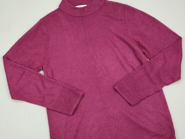 bordowa spódnice rozkloszowane: Sweter, L, stan - Dobry