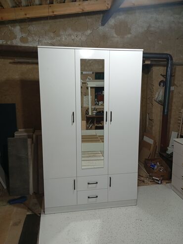 Шкафы для одежды: Шкаф для одежды, Новый, Прямой, ЛДСП — 5