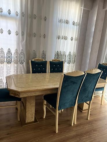 Digər mebel: ElmiraxMasa desti tecili satılır 6stulu var Qiymet 300 azn.Ünvan — 1