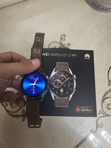 Smart saatlar: Smart saat, Huawei, Sensor ekran, rəng - Gümüşü
