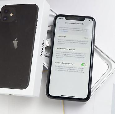 Apple iPhone: IPhone 11, 64 GB, Qara, Face ID — 9