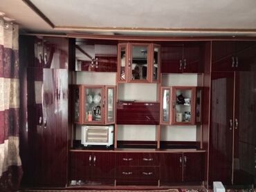 Мебельные гарнитуры: Гарнитур для зала, Новый, Шкаф, В рассрочку, Дерево, Самовывоз, цвет - Красный
