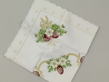 PL - Tablecloth 74 x 74, color - White, condition - Very good