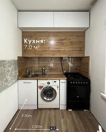 лумумбы: 1 комната, 36 м², Дордой Моторс рынок Элитка, 1 этаж, Евроремонт — 7