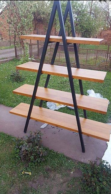 sofa od kože: LUX POLICA BUKVA MASIV | Izrada nameštaja po meri Drvo& metal — 2