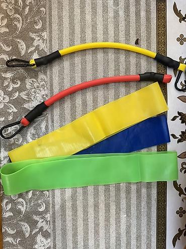 Rezystans lentləri və məşq rezinləri dəsti - Rəngli fitnes bantları