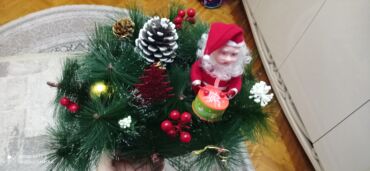 Yeni il oyuncaqları və bəzəkləri: Sebetde yeni dekoru,teze,12man — 4